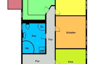 Wohnung mieten in 02625 Bautzen, Perfekte 3-Zimmerwohnung! Großer Balkon, Wohnküche, Laminat! WG-geeignet!