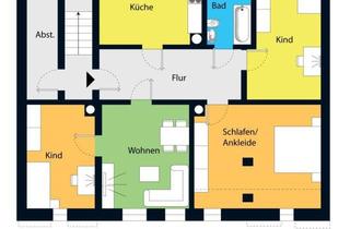 Wohnung mieten in 04720 Döbeln, Individuelle DG-Etagenwohnung mit vorteilhafter Raumaufteilung und schönem Blick!