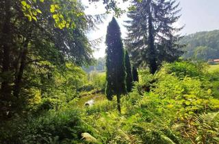 Grundstück zu kaufen in 94481 Grafenau, *** EINE ERHOLUNGSOASE ***Idyllisches Freizeitgrundstück mit Weiher und Fischerhütte bei Grafenau