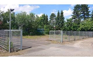 Gewerbeimmobilie mieten in Alter Postweg, 21614 Buxtehude, Umzäunte Freifläche im Gewerbegebiet Buxtehude