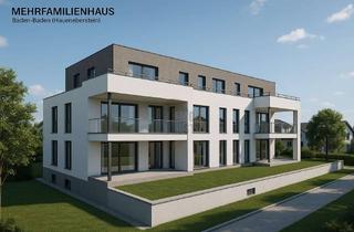 Wohnung kaufen in 76532 Haueneberstein, NEUBAU! BARRIEREFREIE OBERGESCHOSSWOHNUNG MIT 17 QM BALKON UND 4 ZIMMERN