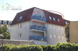 Wohnung mieten in Plauensche Straße, 08412 Werdau, Mit EBK inkl.! Zentrumsnah gelegene, tolle 2-Raum-DG-Wohnung mit Balkon/Dachterrasse.