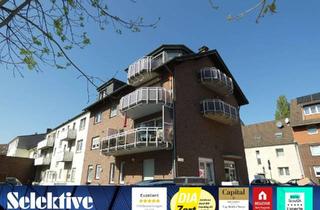 Wohnung mieten in 47229 Rheinhausen-Mitte, Du-Friemersheim: Helle 2-Zimmer Dachgeschosswohnung mit Balkon, Einbauküche und Stellplatz!!