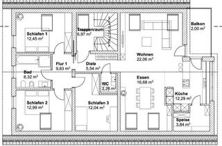 Wohnung mieten in 74206 Bad Wimpfen, Attraktive 4-Zimmer-Dachgeschosswohnung mit geh. Innenausstattung mit Balkon und EBK in Bad Wimpfen