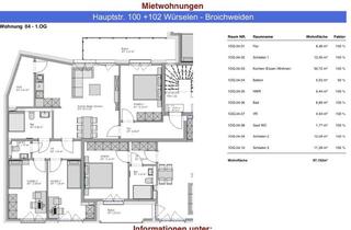 Wohnung mieten in Hauptstraße 102, 52146 Würselen, Exklusive 4-Zimmer-Wohnung OG mit Balkon in Würselen