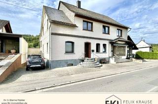 Haus kaufen in 57629 Atzelgift, **Geräumiges Wohnhaus mit großzügiger Gewerbefläche in Atzelgift**