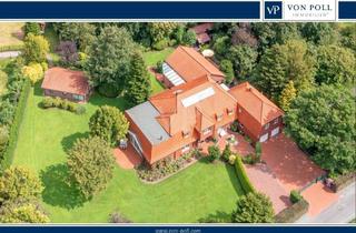 Haus kaufen in 26529 Upgant-Schott, Repräsentatives Anwesen mit Einliegerwohnung auf parkähnlichem Grundstück in ruhiger Lage - Wellnes