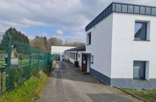 Gewerbeimmobilie kaufen in 58553 Halver, Wohnen&Arbeiten - Werkstatt, Lagerhalle, Büros, Wohnhaus + Garten