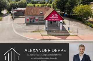 Gewerbeimmobilie kaufen in Bahnhofstraße 58, 31812 Bad Pyrmont, Stark frequentierte Lage: Wohn- und Geschäftshaus mit 10 Garagen!