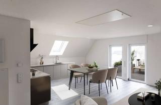 Wohnung kaufen in Jettinger Str. 39, 71126 Gäufelden, Exklusive DG-Wohnung - großer Dachterrasse – stilvoll wohnen über den Dächern von Gäufelden - KFW70