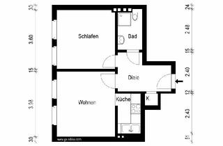 Wohnung mieten in Röhrchenstraße 67, 58452 Witten, Helle 2-Zimmer-Wohnung mit Gartennutzung