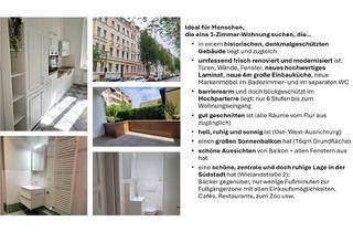 Wohnung mieten in Wielandstr., 02826 Südstadt, Erstbezug nach umfassender Modernisierung: 3 Zi. +neue EBK +gr. Sonnenbalkon in der Südstadt