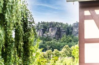 Haus kaufen in 01824 Königstein, Wohnen, wo andere Urlaub machen, Wohn- und Ferienhaus mit traumhaftem Bergblick auf den Pfaffenstein