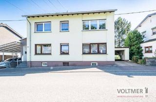Haus kaufen in 66578 Schiffweiler, FAMILIÄR - Gepflegtes Ein- bis Zweifamilienhaus mit Garage, Carport und Garten in Schiffweiler!