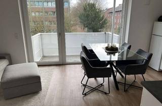 Immobilie mieten in 48153 Münster, Helle, möblierte 2-Zimmer-Wohnung mit Balkon in Münster