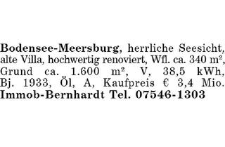 Villa kaufen in 88709 Meersburg, Bodensee-Meersburg