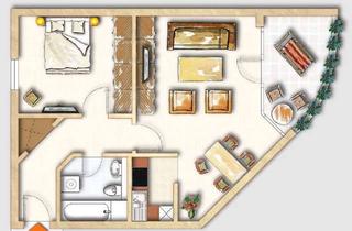 Wohnung kaufen in 64295 Darmstadt, Kauf in Erbpacht: Helle Wohnung mit Süd-Balkon im 3. OG, mit Fahrstuhl u. Tiefgarage