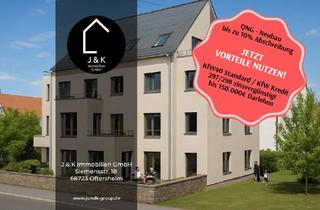 Wohnung kaufen in 68542 Heddesheim, 5 Zimmer-Maisonette-Wohnung zu verkaufen - Neubau KfW40 - QNG Standard
