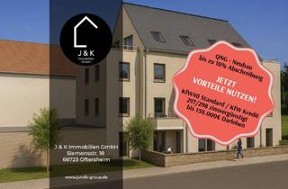 Wohnung kaufen in 68542 Heddesheim, 3-Zimmer-Wohnung in zukunftsorientiertem Neubau zu verkaufen / KfW40 - QNG Standard!