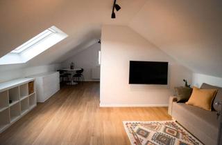 Wohnung mieten in Wachenburgweg 34, 76189 Grünwinkel, Schöne voll-möblierte Dachgeschosswohnung Nähe Hauptbahnhof / Messe Karlsruhe