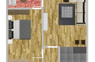 Wohnung mieten in 68309 Vogelstang, Geschmackvolle, vollst. renovierte 2-Raum-Wohnung mit geh. Innenausstattung mit Balkon und EBK