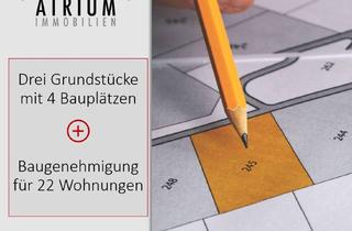 Grundstück zu kaufen in 33154 Salzkotten, Drei Grundstücke mit 4 Bauplätzen und Baugenehmigung