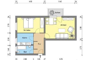 Wohnung mieten in Holzmindener Str. 10, 12347 Britz, 1,5 Zimmer frisch saniert!