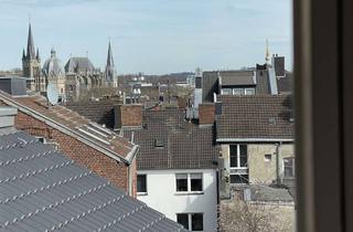 Wohnung mieten in 52064 Aachen, Traumhafte 3-Zimmer-Dachgeschosswohnung mit Balkonblick auf Dom & Rathaus – Nachmieter gesucht