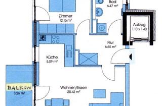 Wohnung mieten in Glashütter Damm 185, 22851 Norderstedt, neuwertig: Norderstedt Glashütte, 2 Zi, 56m², mit Tiefgarage