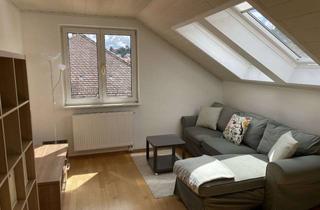 Wohnung mieten in Rötestraße 48, 70197 West, Möblierte, helle Dachgeschosswohnung in toller Lage über den Dächern von Stuttgart – West