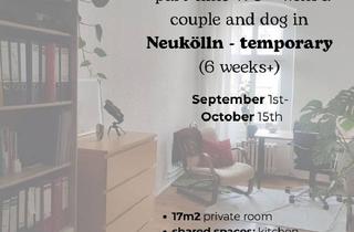 Wohnung mieten in Hermannstraße, 12049 Berlin, Berlin - 17m2 + 22m2 geteiltes Wohnzimmer zur Untermiete, 4-6 Wochen in Neukölln