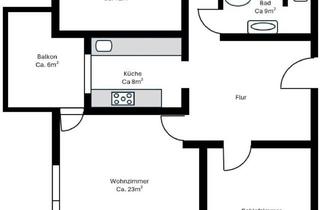 Wohnung kaufen in 71032 Böblingen, Böblingen - 3-Zimmer Whg oh. Makler zu verkaufen