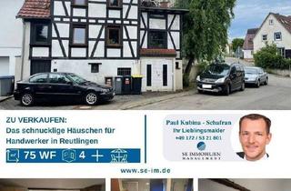 Wohnung kaufen in 72766 Reutlingen, Reutlingen - Das schnuckelige Häuschen für den Handwerker