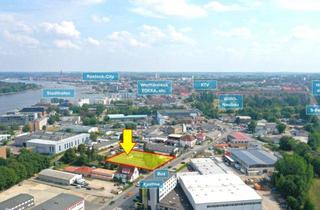  in Carl-Hopp-Straße, 18069 Rostock, Ideal für Hundeschulen und Hundetraining - 430 m² eingezäunte Außenfläche mit Büro- und Lageroption