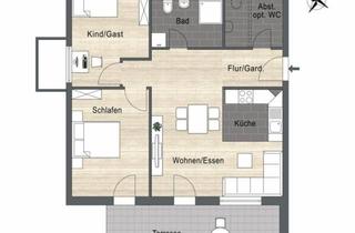 Wohnung kaufen in Kirchstraße 18, 75056 Sulzfeld, Die NATURVERLIEBTE - mit Terrasse und Weitblick