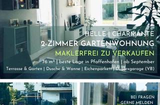 Wohnung kaufen in 85276 Pfaffenhofen, Pfaffenhofen an der Ilm - Modernes Wohnen mit Terrasse und Garten - 2-Zi-Wohnung in PAF