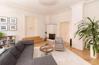 Wohnung kaufen in 04105 Leipzig, ELEGANZ, RAUMGEFÜHL UND GARTENGLÜCK – Maisonette mit Kamin, Balkon, Privatgarten und Stellplatz