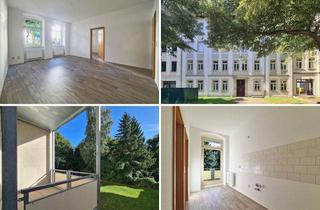 Wohnung mieten in Orthstraße, 09131 Chemnitz, renovierte Altbauwohnung mit großzügigen Balkon im bequemen EG