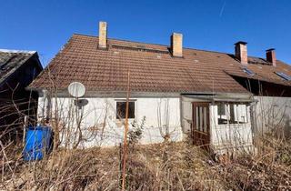 Doppelhaushälfte kaufen in 17337 Schönhausen, HORN IMMOBILIEN ++ abrissreife Doppelhaushälfte in Schönhausen bei Strasburg