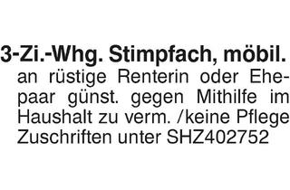 Wohnung mieten in 74597 Stimpfach, 3-Zi.