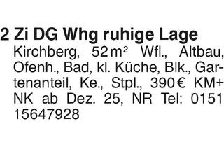 Wohnung mieten in 74541 Vellberg, 2 Zi DG Whg ruhige Lage