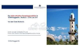 Grundstück zu kaufen in 18055 Stadtmitte, Letztes Gewerbegrundstück in Rostock-Roggentin - Top-Lage, 2 Min. zur A19, perfekte Anbindung!