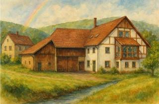 Haus kaufen in 37284 Waldkappel, Großes Anwesen mit Wald im Werra-Meißner-Kreis – zeitlos schön, vielseitig nutzbar, in gute Hände abzugeben