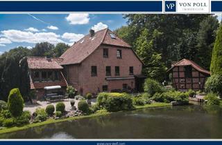 Einfamilienhaus kaufen in 29303 Bergen, Bergen - Exklusives Mühlenanwesen mit eigenem Mühlensee- historische Rarität zum fairen Preis