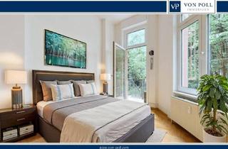 Wohnung kaufen in 60318 Frankfurt am Main, Frankfurt am Main - Geschmackvolle Hochparterre-Altbauwohnung mit eigenem Garten