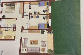 Wohnung kaufen in 91522 Ansbach, Ansbach - Familienfreundliche 4-Zimmer-Wohnung 84 qm mit eigenen Garten