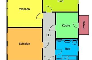 Wohnung mieten in 01558 Großenhain, Ihr neuer Lieblingsplatz in ruhiger Umgebung! Kamin und großer Balkon mit Blick!