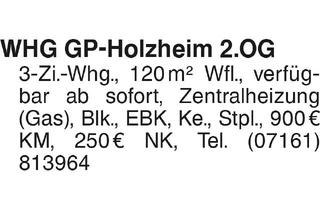 Wohnung mieten in 73037 Göppingen, Schöne Wohnung in GP-Holzheim, 2.OG Dachgeschoss mit Balkon
