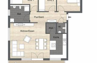 Wohnung kaufen in 75056 Sulzfeld, Die MODERNE mit grandioser Aussicht (WE 15)