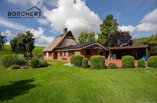 Haus kaufen in 25377 Kollmar, Reetdachkate in Kollmar - wohnen, wo andere Urlaub machen!